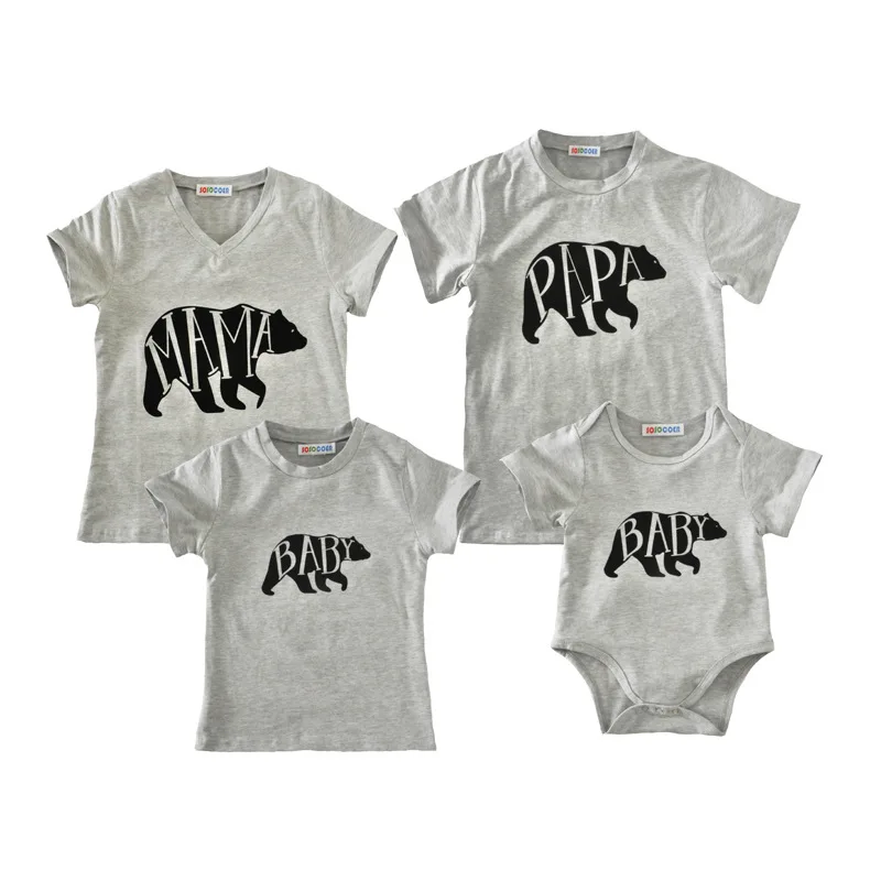 Tshirt Dad Mother Kids Family Matching Outfits Summer 100%Cotton Clothes Family Look Bear Baby Printing T Shirts Dad & Son Tees
Tshirt Dad Mother Kids Family Matching Outfits Summer 100%Cotton Clothes Family Look Bear Baby Printing T Shirts Dad & Son Tees