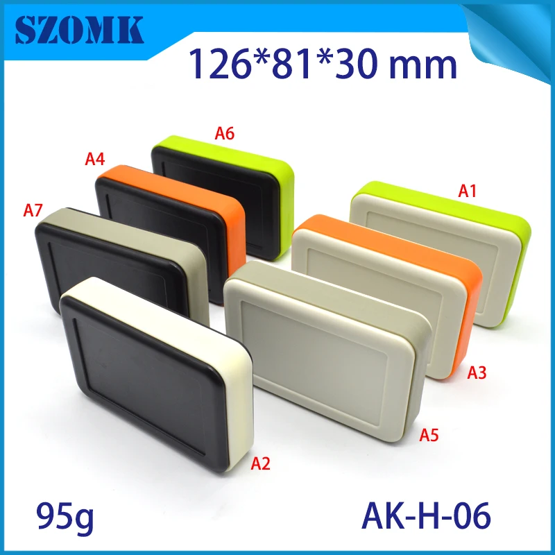 

4 pieces, 126*81*30mm hot selling plastic handheld enclosure for pcb junction box plastic housing electrical plastic case
