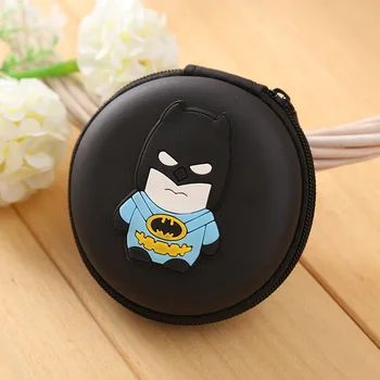 Super Cute Anime Hero Black Batman Earphone Holder Purse Cartoon Sueprman Captain America EVA Silicone Coin Key Wallets Gifts
Super Cute Anime Hero Black Batman Earphone Holder Purse Cartoon Sueprman Captain America EVA Silicone Coin Key Wallets Gifts