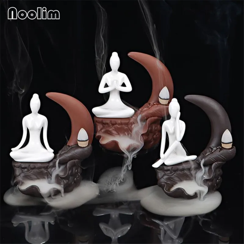 Purple Clay Lotus Pond Moonlight Backflow Incense Burner Yoga Girl Waterfall Incense Holder Home Office Yoga Decor
Purple Clay Lotus Pond Moonlight Backflow Incense Burner Yoga Girl Waterfall Incense Holder Home Office Yoga Decor