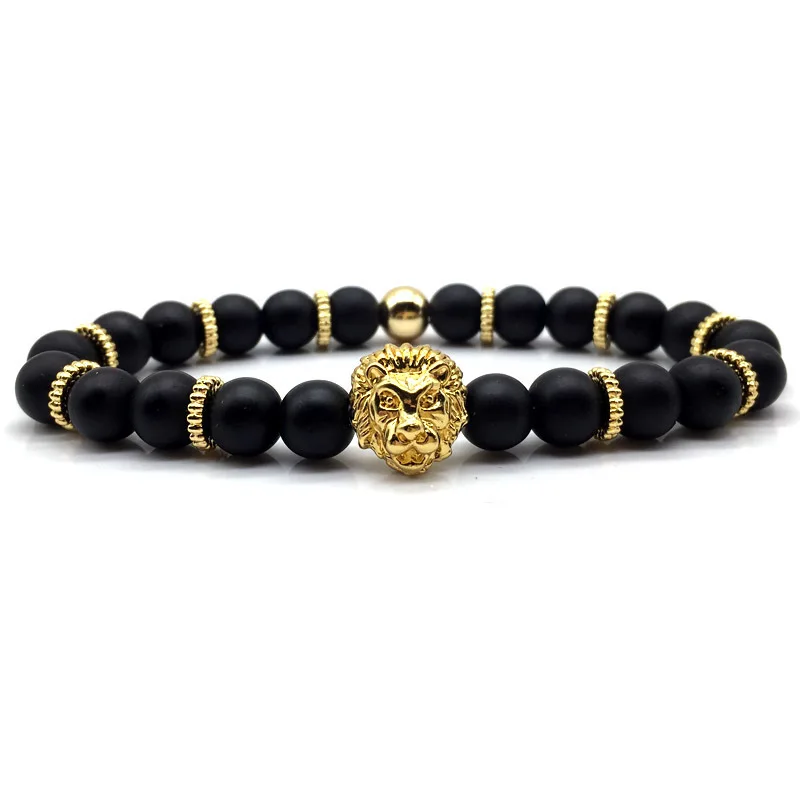 Lion Head Men Bracelet Skull Buddh Helmet Head Handmade High Quality Stone Strand Bracelet For Men Women Jewelry Gift
Lion Head Men Bracelet Skull Buddh Helmet Head Handmade High Quality Stone Strand Bracelet For Men Women Jewelry Gift
