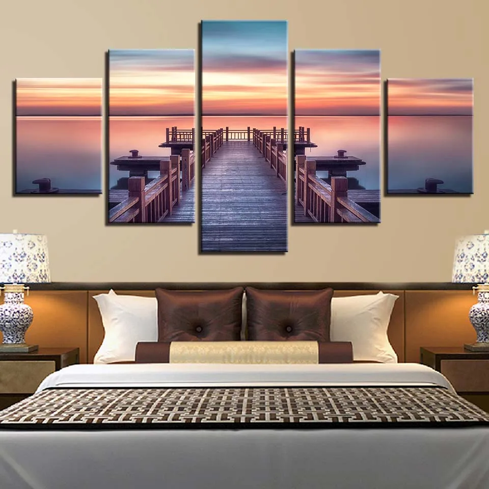 HD Prints Home Decor Canvas Painting 5 Pieces Bridge Wall Art Modular Sunrise Landscape Pictures For Living Room Artwork Poster
HD Prints Home Decor Canvas Painting 5 Pieces Bridge Wall Art Modular Sunrise Landscape Pictures For Living Room Artwork Poster