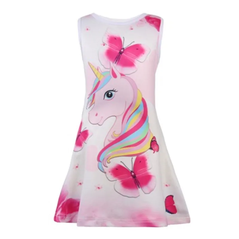 Fashion Cartoon Girls Unicorn Dress Summer Party Birthday Children Sleeveless Dresses Comfortable Kids Baby Princess Clothes
Fashion Cartoon Girls Unicorn Dress Summer Party Birthday Children Sleeveless Dresses Comfortable Kids Baby Princess Clothes