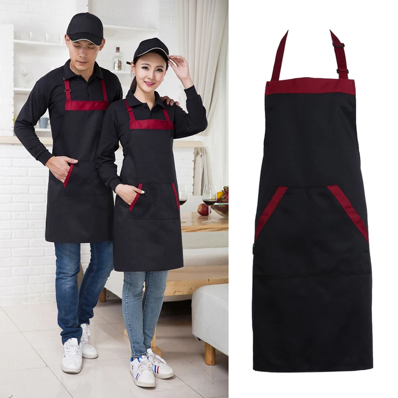 Half Kitchen Apron Cooking Chef Catering Halterneck Bib with 2 Pockets Sleeveless Aprons for Woman Men Black Red
Half Kitchen Apron Cooking Chef Catering Halterneck Bib with 2 Pockets Sleeveless Aprons for Woman Men Black Red