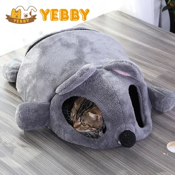 Cat Bed House Mats Mouse Shape Home Nest Warm Cave Tunnel Sleeping Cushion Kitten Bag, Cat Product Pet Supplies
Cat Bed House Mats Mouse Shape Home Nest Warm Cave Tunnel Sleeping Cushion Kitten Bag, Cat Product Pet Supplies