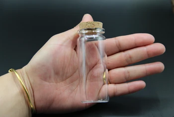100pcs 37*60mm Glass Bottles Empty Sample Jars Containers with Cork Storage Bottles Stoppers for DIY Craft Wedding Decoration
100pcs 37*60mm Glass Bottles Empty Sample Jars Containers with Cork Storage Bottles Stoppers for DIY Craft Wedding Decoration