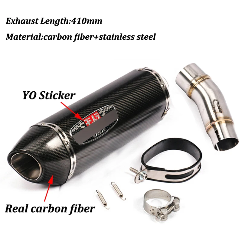 Slip on For Kawasaki Ninja400 Yoshimura Motorcycle Exhaust Escape Modified With Middle Connection Link Pipe
Slip on For Kawasaki Ninja400 Yoshimura Motorcycle Exhaust Escape Modified With Middle Connection Link Pipe
