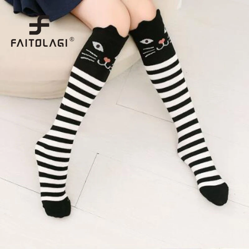 2019 New Girls Stripe Cartoon Cat Pattern Long Knee Socks Cute Dot Panda Female High Knee Socks Women Sock
2019 New Girls Stripe Cartoon Cat Pattern Long Knee Socks Cute Dot Panda Female High Knee Socks Women Sock