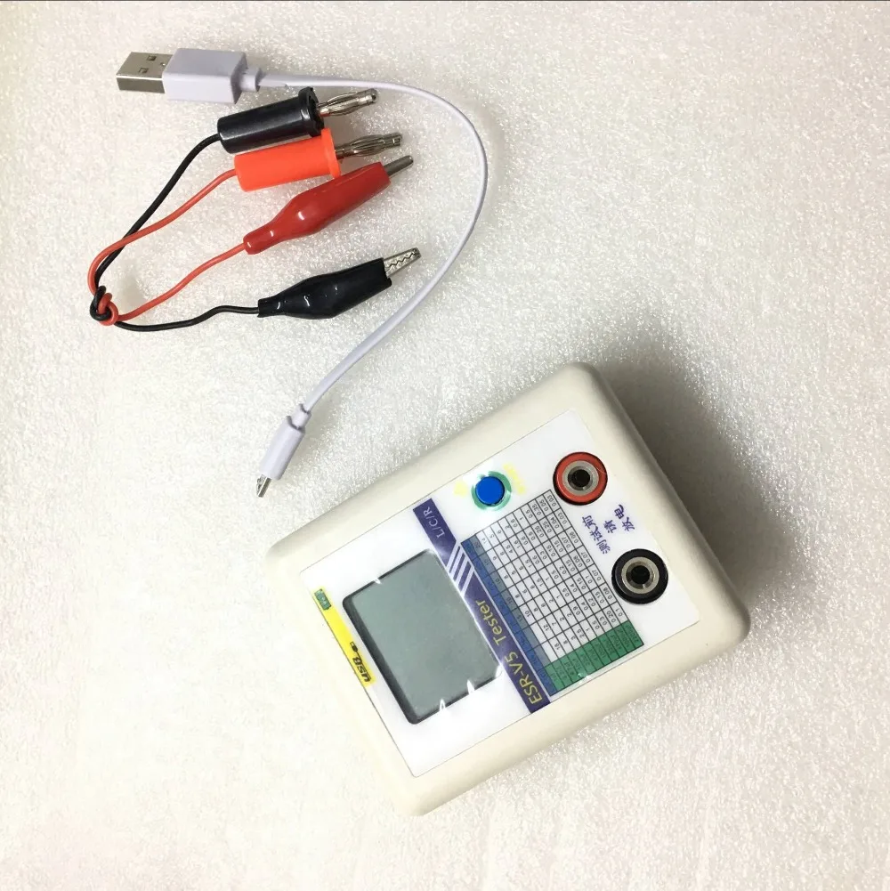 ESR-V5 ESR Table LRC Resistance Capacitance Inductance Tester Milliohmmeter Milliohm Meter Support Online Test
ESR-V5 ESR Table LRC Resistance Capacitance Inductance Tester Milliohmmeter Milliohm Meter Support Online Test