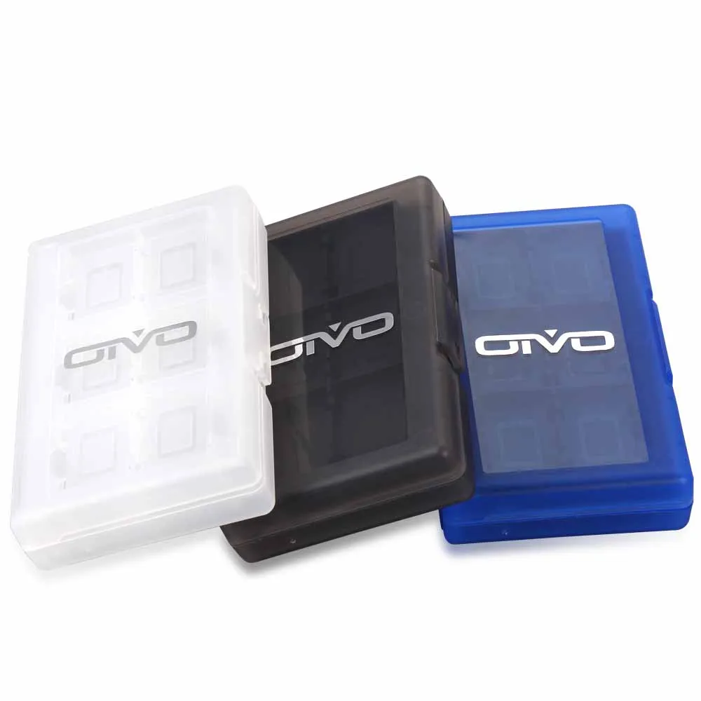 OIVO 24 В 1 ABS противоударные Чехлы для хранения игровых карт портативный чехол Nintendo