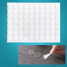 2 セット = 140pc ラウンド/スター自己粘着ウォールステッカーアクリルシームレス二重のりタップのための車装飾品鉢植え固定(China)