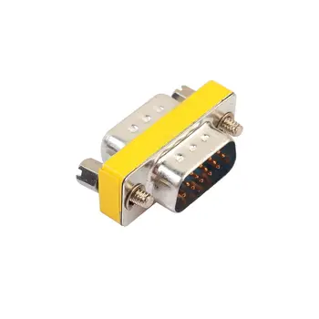 DB9/DB15 MINI Gender Changer adapter RS232 Com D-Sub to Male Female VGA plug connector 15 15pin
DB9/DB15 MINI Gender Changer adapter RS232 Com D-Sub to Male Female VGA plug connector 15 15pin