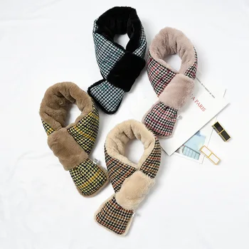 2019 explosion models cross furry lattice bib female autumn and winter collar warm warm wild plush scarf
2019 explosion models cross furry lattice bib female autumn and winter collar warm warm wild plush scarf