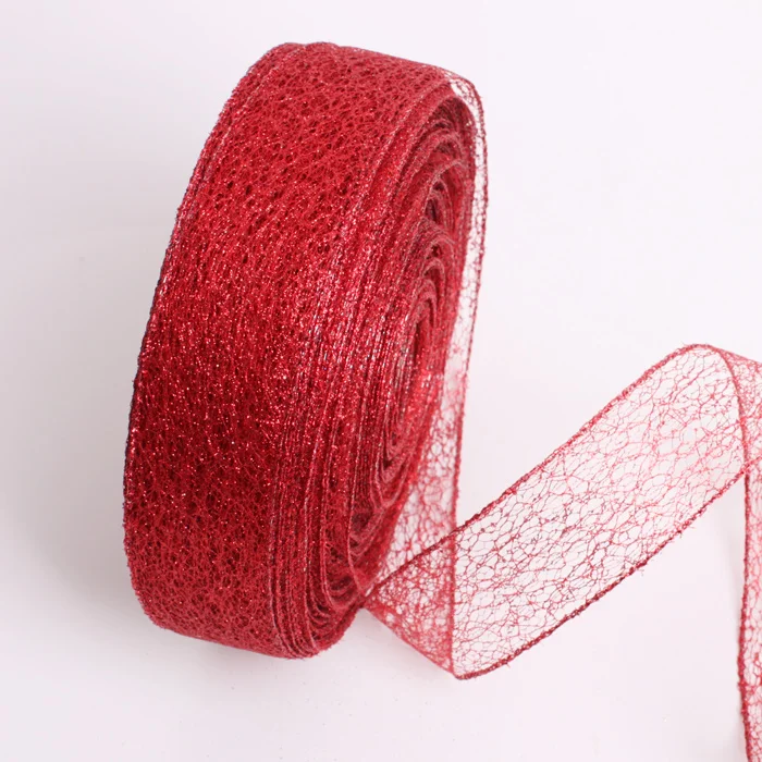 5CM/2'' *100 Yard Red With Wire Grid Shine DIY Bow Ribbon Christmas Decoration House Wedding Room Decor Party
5CM/2'' *100 Yard Red With Wire Grid Shine DIY Bow Ribbon Christmas Decoration House Wedding Room Decor Party