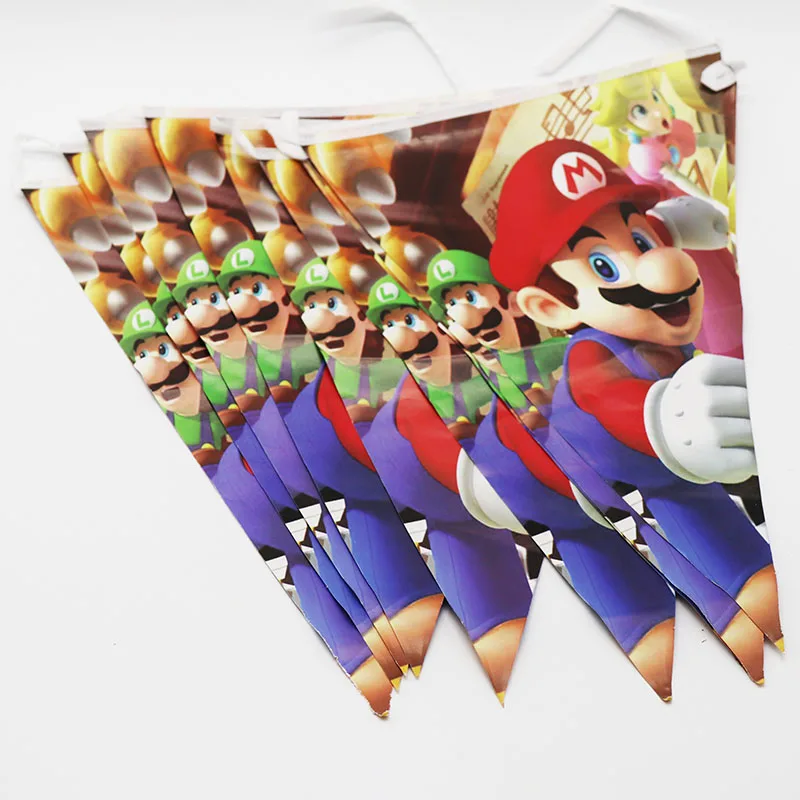 1set of 10pcs small flags kids boys birthday party cartoon hanging banners/flags mario bros paper pennants baby shower supplies
1set of 10pcs small flags kids boys birthday party cartoon hanging banners/flags mario bros paper pennants baby shower supplies