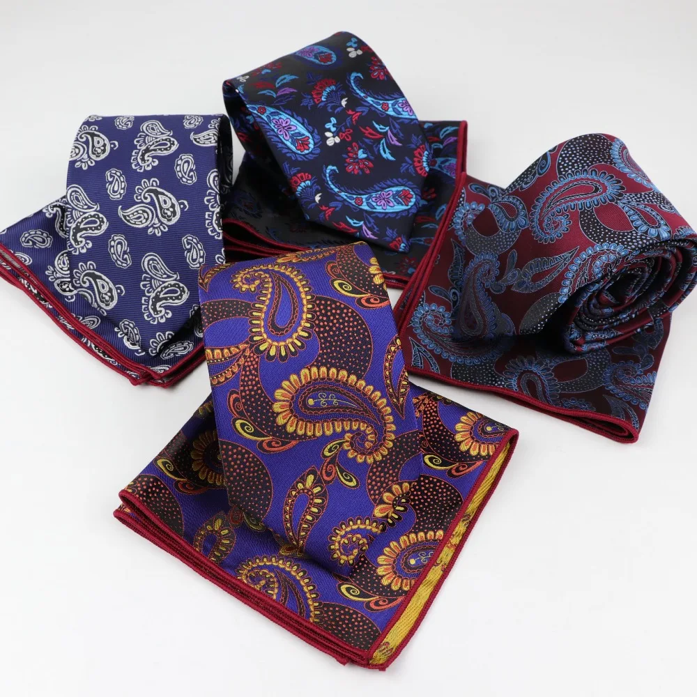 Mens Formal Paisley Polyester Pocket Square Tie Handkerchief Necktie Ties Lots Two Piece Set
Mens Formal Paisley Polyester Pocket Square Tie Handkerchief Necktie Ties Lots Two Piece Set