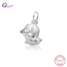 NEW 925 sterling Silver Cute dog jewelry pendant animal Necklace bracelet pendant for Women Gifts Sterling Silver Jewelry making
NEW 925 sterling Silver Cute dog jewelry pendant animal Necklace bracelet pendant for Women Gifts Sterling Silver Jewelry making