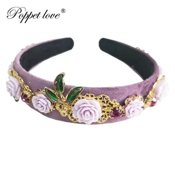 Women Lady purple Elastic Fashion Metal Hairband Rhinestone Head Chain Jewelry Headband Hair Band Accessories
Women Lady purple Elastic Fashion Metal Hairband Rhinestone Head Chain Jewelry Headband Hair Band Accessories