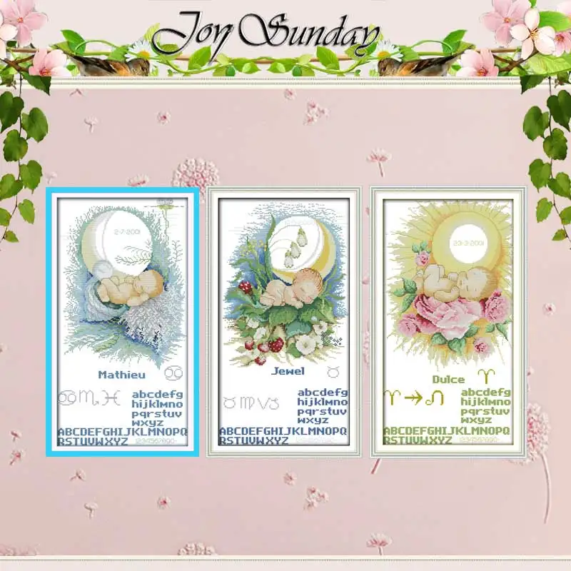 Moon Baby Patterns Counted Cross Stitch 11 14CT Cross Stitch Set wholesale Cartoon Angel Cross-stitch Kits Embroidery Needlework
Moon Baby Patterns Counted Cross Stitch 11 14CT Cross Stitch Set wholesale Cartoon Angel Cross-stitch Kits Embroidery Needlework