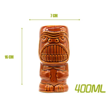 New Hawaii Tiki Mugs Cocktail Cup Beer Beverage Mug Wine Mug Ceramic Easter Islander Tiki Mug 400 ml
New Hawaii Tiki Mugs Cocktail Cup Beer Beverage Mug Wine Mug Ceramic Easter Islander Tiki Mug 400 ml