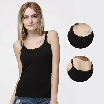 Rubick Modal Bottom Shirt Pure Color Vest for Women Lady's Lace Shoulder Vest Camisole
Rubick Modal Bottom Shirt Pure Color Vest for Women Lady's Lace Shoulder Vest Camisole