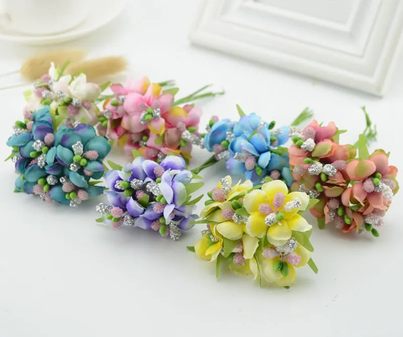 Cherry blossoms Artificial flowers for wedding decoration Bride Bouquet handicraft DIY wreath Gift box Scrapbooking Fake flower
Cherry blossoms Artificial flowers for wedding decoration Bride Bouquet handicraft DIY wreath Gift box Scrapbooking Fake flower