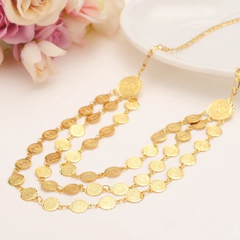 Bangrui 45CM Metal Coin Necklace for Women Gold Color Coin Big Necklaces Africa Jewelry Ethiopian Luck Gift
Bangrui 45CM Metal Coin Necklace for Women Gold Color Coin Big Necklaces Africa Jewelry Ethiopian Luck Gift