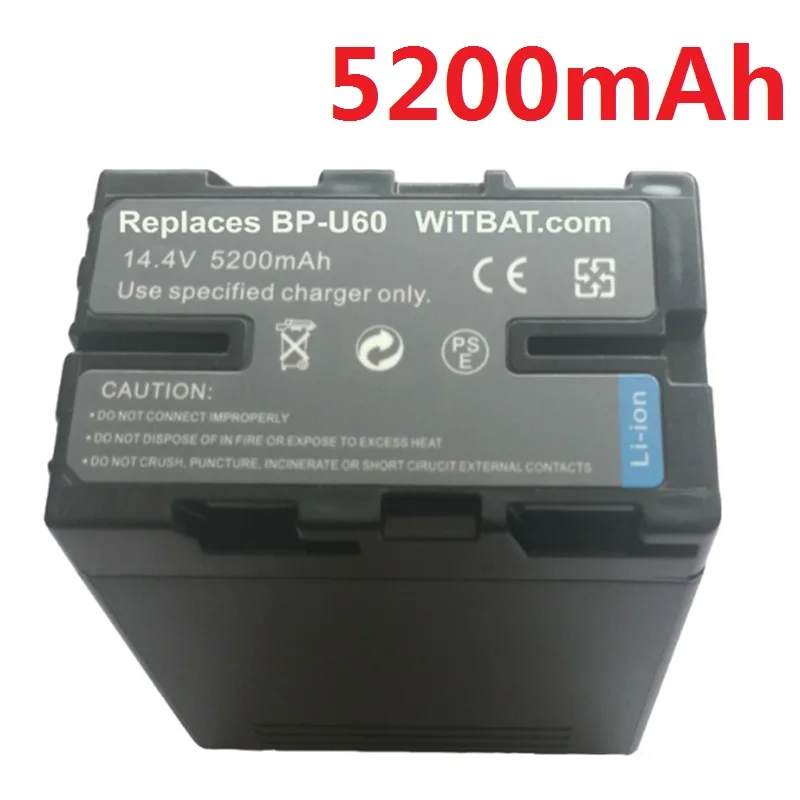 BP-U65 BP-U60 BP-U90 BP-U95 BP-U30 Battery for Sony PMW-EX1 EX1R EX3 EX3R PMW-F3 F3K PMW-100 200 Camera 14.4V 5200mAh Li-Ion New
BP-U65 BP-U60 BP-U90 BP-U95 BP-U30 Battery for Sony PMW-EX1 EX1R EX3 EX3R PMW-F3 F3K PMW-100 200 Camera 14.4V 5200mAh Li-Ion New