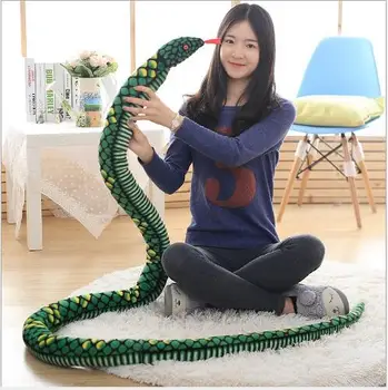 Super Big 280cm Realistic PP Cotton Tricky Toy Fake Snakes Garden Props Joke Prank Halloween Funny Tricky Big Snake Doll Toy
Super Big 280cm Realistic PP Cotton Tricky Toy Fake Snakes Garden Props Joke Prank Halloween Funny Tricky Big Snake Doll Toy