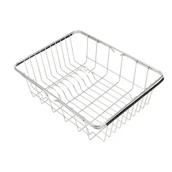 Stainless Steel Kitchen Drain Rack Sink Storage Dish Drying Rack Holder Fruit Vegetable Drainer Insulation Tool Storage
Stainless Steel Kitchen Drain Rack Sink Storage Dish Drying Rack Holder Fruit Vegetable Drainer Insulation Tool Storage