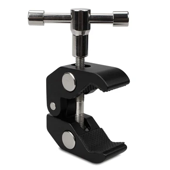 Super Clamp Crab Clamp Photography w/ 1/4" and 3/8" Thread Rod Clamp Pliers Clip for Cameras,Lights,Umbrellas,Hooks,Cross Bars
Super Clamp Crab Clamp Photography w/ 1/4" and 3/8" Thread Rod Clamp Pliers Clip for Cameras,Lights,Umbrellas,Hooks,Cross Bars