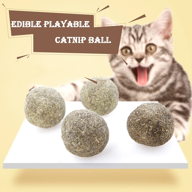 3.5cm Cat Catnip Ball Toys Menthol Flavor Cat Treats Safe Edible Catmint Snacks Natural Catnip Toys Cat Pet Health Supplies
3.5cm Cat Catnip Ball Toys Menthol Flavor Cat Treats Safe Edible Catmint Snacks Natural Catnip Toys Cat Pet Health Supplies