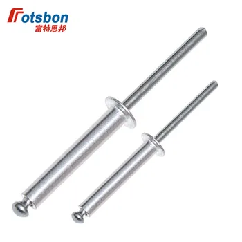 100pcs M5 DIN7337 Stainless Steel Mushroon Head Break Mandrel Blind Rivets Nail Open Type Pop Rivets For Furniture Car Aircraft
100pcs M5 DIN7337 Stainless Steel Mushroon Head Break Mandrel Blind Rivets Nail Open Type Pop Rivets For Furniture Car Aircraft