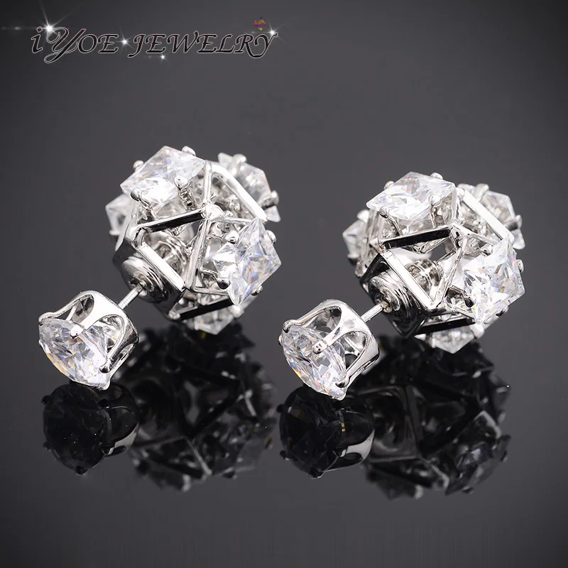 IYOE Large Austrian Crystal Stud Earrings For Women Fashion Brand Double Face Wedding Earring Party Jewelry Hot Sale
IYOE Large Austrian Crystal Stud Earrings For Women Fashion Brand Double Face Wedding Earring Party Jewelry Hot Sale
