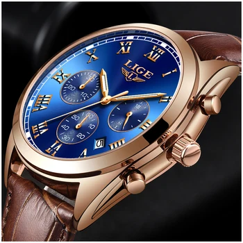 Relojes Men Watch 2018 LIGE Male Leather Automatic date Quartz Watchs Mens Luxury Brand Waterproof Sport Clock Relogio Masculino
Relojes Men Watch 2018 LIGE Male Leather Automatic date Quartz Watchs Mens Luxury Brand Waterproof Sport Clock Relogio Masculino