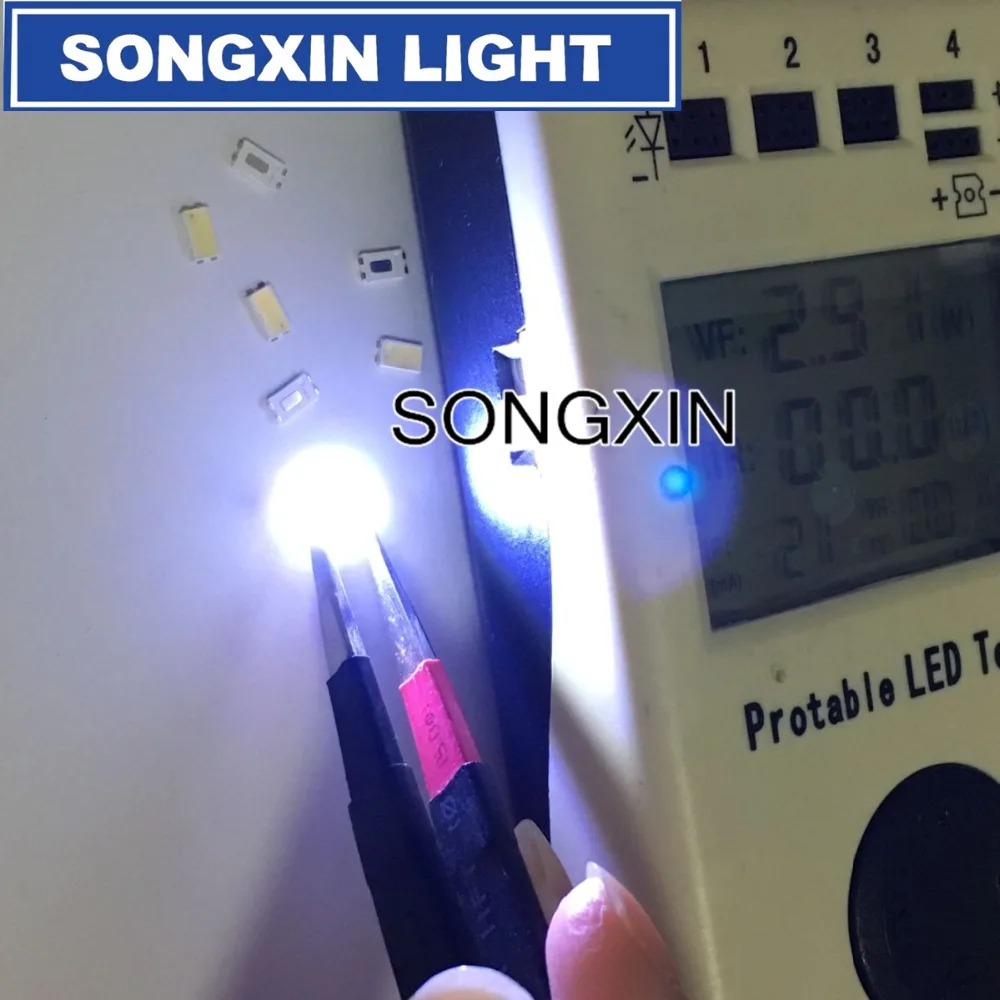 100pcs High Power FOR SAMSUNG 5630 LED PLCC-4 Television Backlit Super Bright Diode SMD 5630 LCD 0.5W 3V Cool White TV Backlight
100pcs High Power FOR SAMSUNG 5630 LED PLCC-4 Television Backlit Super Bright Diode SMD 5630 LCD 0.5W 3V Cool White TV Backlight