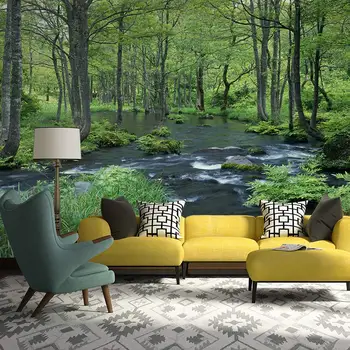Tree Forest Water Photo Wallpaper Murals Living Room Wall Papers Home Decor Papel Parede 3D Self Adhesive Vinyl / Silk Wallpaper
Tree Forest Water Photo Wallpaper Murals Living Room Wall Papers Home Decor Papel Parede 3D Self Adhesive Vinyl / Silk Wallpaper