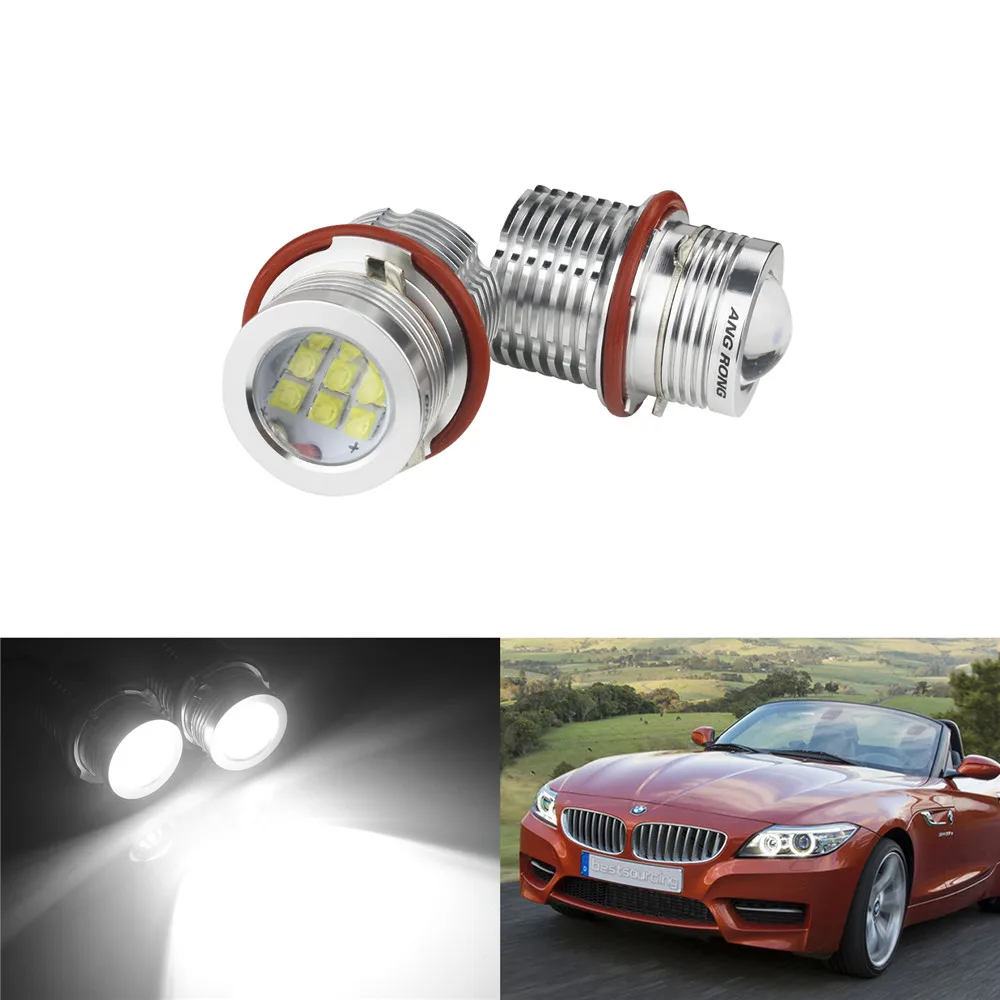 ANGRONG 2x 9 LED 45W Angel Eyes Halo Ring Side Light DRL For BMW E39 E53 E60 E63 E65
ANGRONG 2x 9 LED 45W Angel Eyes Halo Ring Side Light DRL For BMW E39 E53 E60 E63 E65