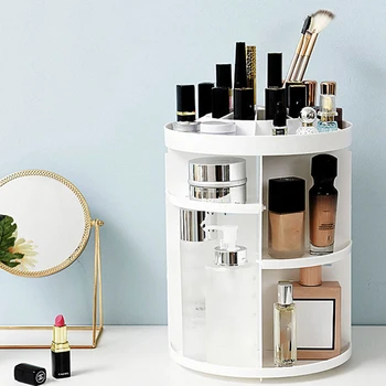 360 Degree Rotating Makeup Organizer Multifunction Jewelry Cosmetic Lipstick Brushes Make Up Holder Plastic Storage Box Case
360 Degree Rotating Makeup Organizer Multifunction Jewelry Cosmetic Lipstick Brushes Make Up Holder Plastic Storage Box Case