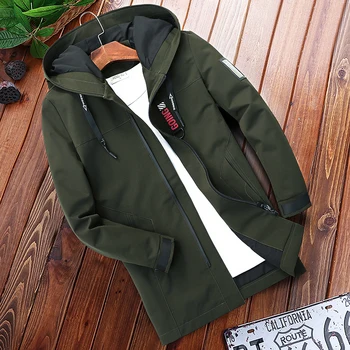 2019 Men Jacket Coat Long Section Fashion Trench Coat Men windbreaker Brand Casual Fit Overcoat Jacket Outerwear Large size
2019 Men Jacket Coat Long Section Fashion Trench Coat Men windbreaker Brand Casual Fit Overcoat Jacket Outerwear Large size