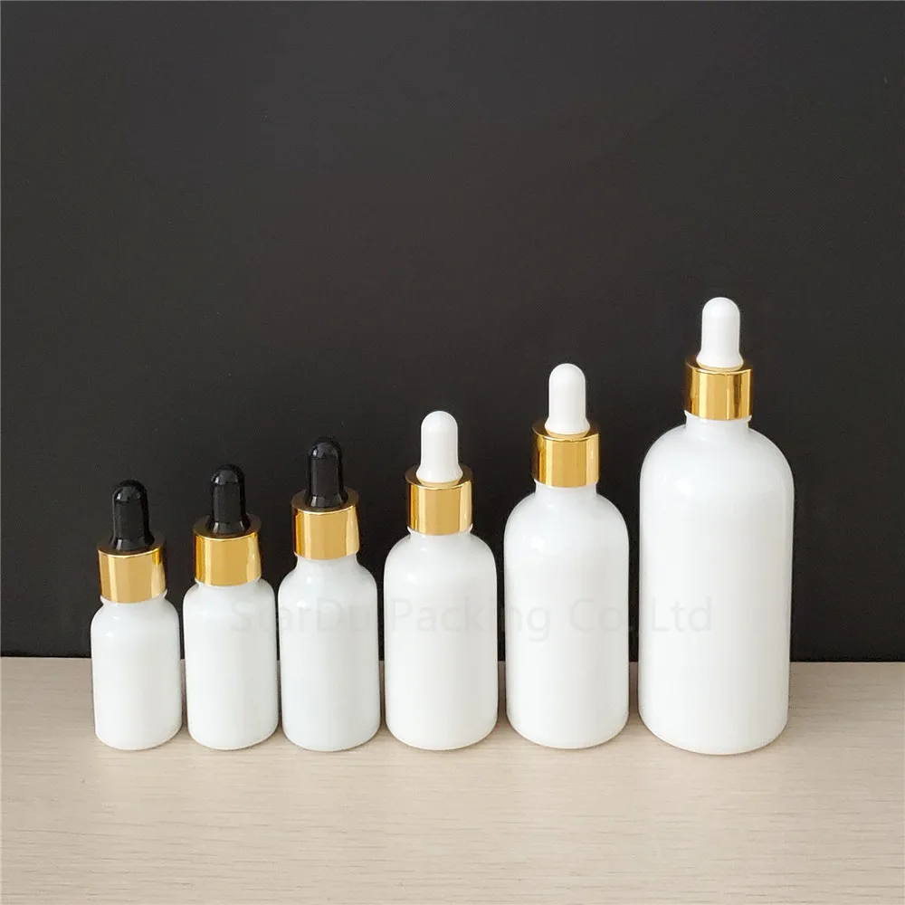 200pcs 10ml/15ml/20ml-30ML/50ml/100ml Essential oil glass bottle pearl aluminum cover dropper / essence empty | Красота и здоровье