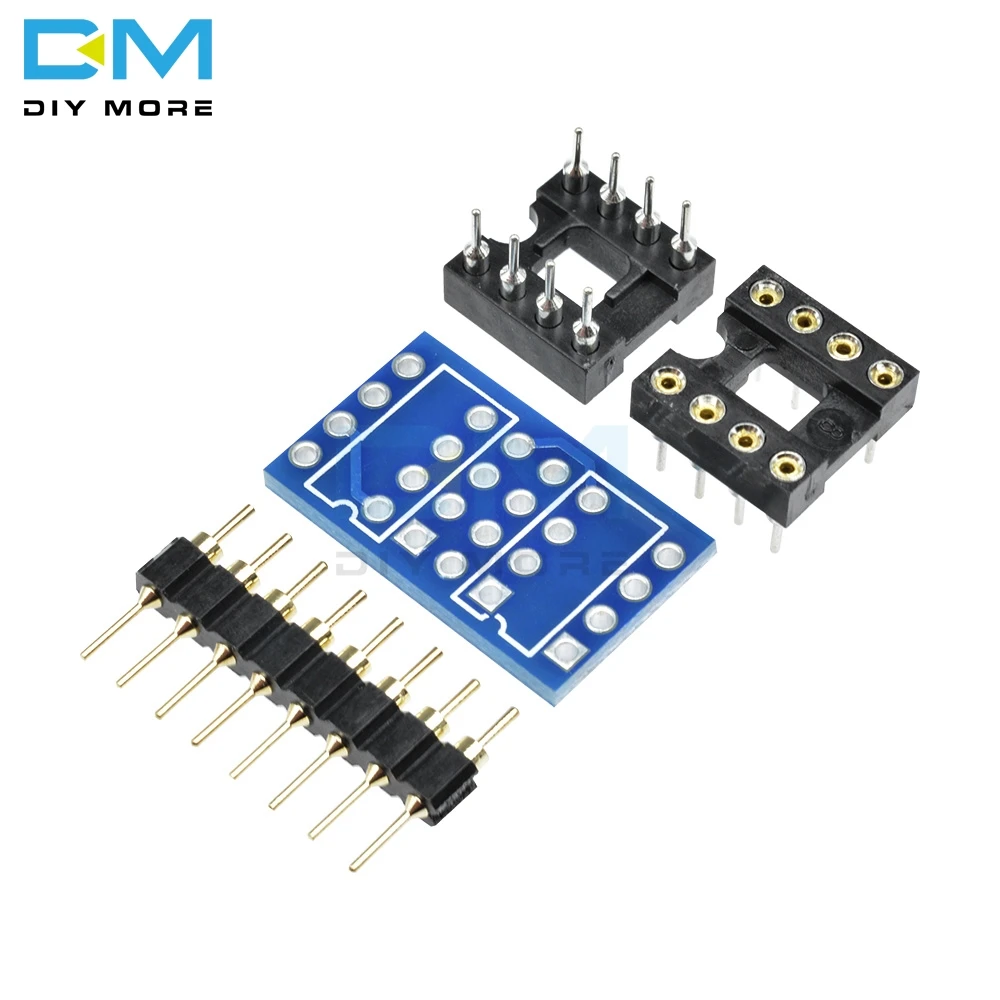 Dual DIP8 to DIP8 Mono Opamp PCB Pin Socket For NE5532 OPA2132 OPA627 TL072 P07 Module Board
Dual DIP8 to DIP8 Mono Opamp PCB Pin Socket For NE5532 OPA2132 OPA627 TL072 P07 Module Board