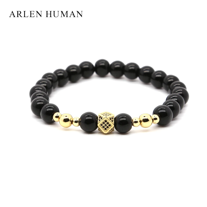New arrive drop shipping Luxury rose gold plating CZ Cubic Zirconia Crown Charm Bracelets onyx beads bracelet for men and women
New arrive drop shipping Luxury rose gold plating CZ Cubic Zirconia Crown Charm Bracelets onyx beads bracelet for men and women