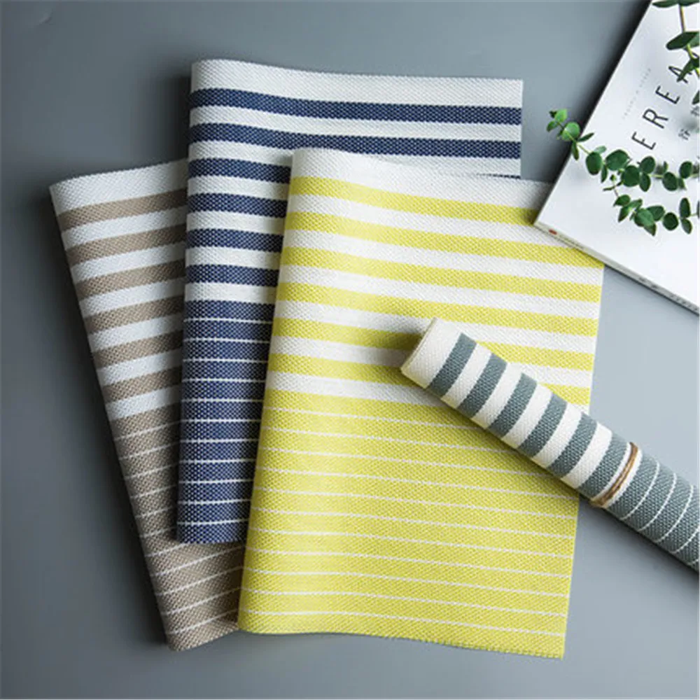 Placemat For Dining PVC Stripe Streak Table Disc Tableware Pad Table Mat Waterproof Placemats Pads Bowl Coaster 45X30
Placemat For Dining PVC Stripe Streak Table Disc Tableware Pad Table Mat Waterproof Placemats Pads Bowl Coaster 45X30