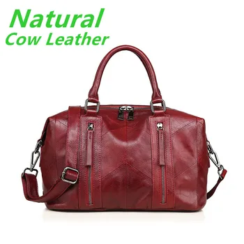 100% Guarantee Natural Soft Cow Leather Women Handbag Genuine Leather Zipper Patchwork Tote Bags
100% Guarantee Natural Soft Cow Leather Women Handbag Genuine Leather Zipper Patchwork Tote Bags