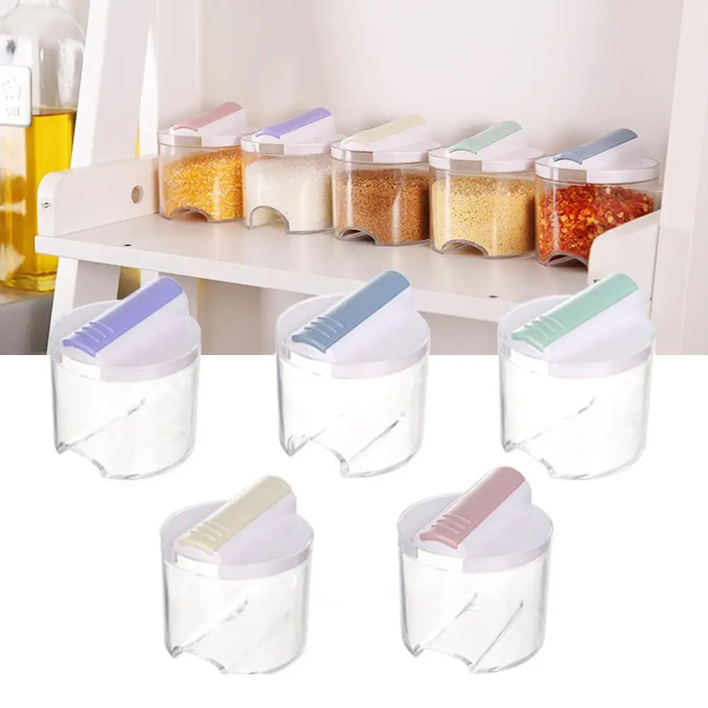 5Pcs Stackable Seasoning Set Kitchen Boxes Food Grade PP Dirt Proof Seasoning Tanks Boxes Space Saving for Pepper Sugar
5Pcs Stackable Seasoning Set Kitchen Boxes Food Grade PP Dirt Proof Seasoning Tanks Boxes Space Saving for Pepper Sugar