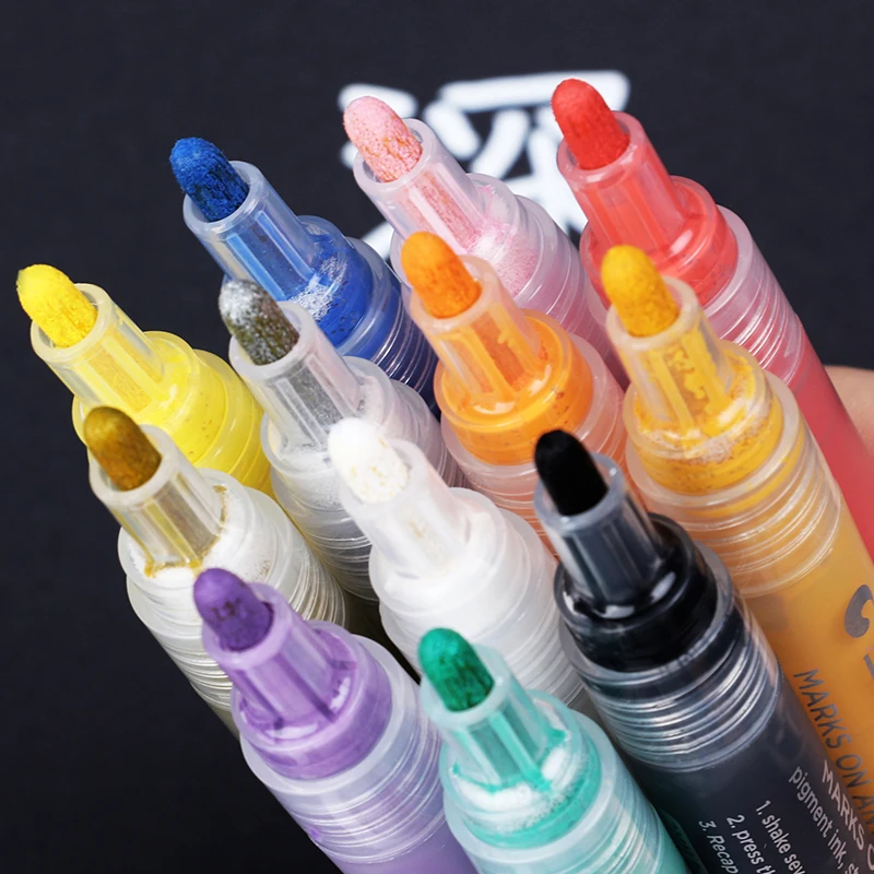 STA Markers 12/24/28 Color Acrylic Marker 2-3mm DIY Photo Album Graffiti Marker Pen For Drawing Manga Art Supplier
STA Markers 12/24/28 Color Acrylic Marker 2-3mm DIY Photo Album Graffiti Marker Pen For Drawing Manga Art Supplier