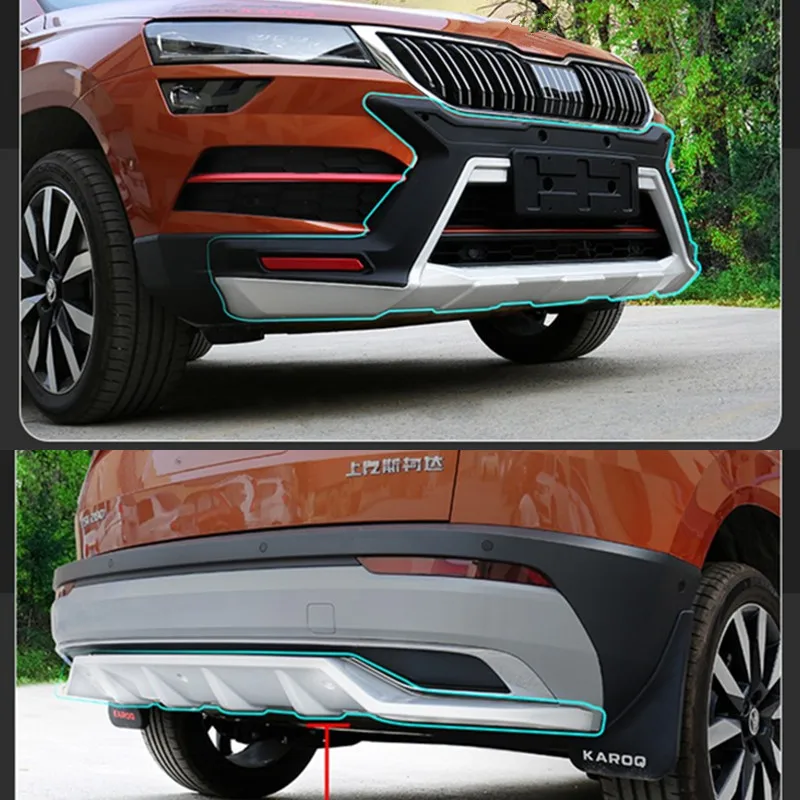 High quality Car styling 1-2pcs ABS Front and Rear Bumper Skid Protector Plate cover For SKODA KAROQ 2018 Car styling
High quality Car styling 1-2pcs ABS Front and Rear Bumper Skid Protector Plate cover For SKODA KAROQ 2018 Car styling