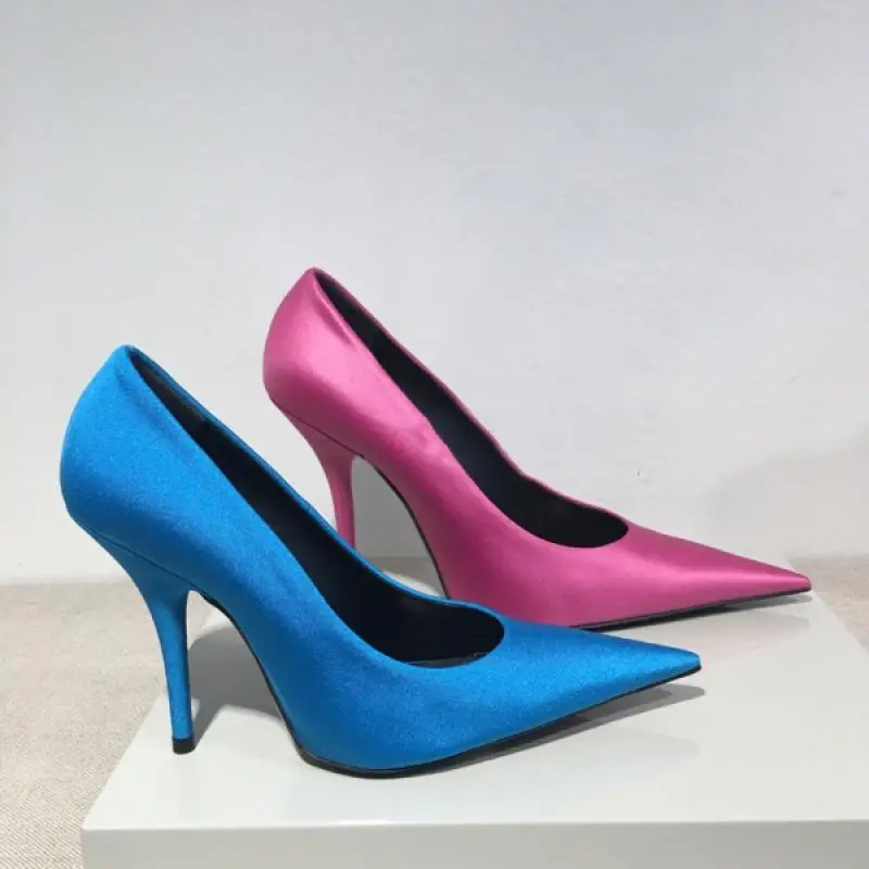 Womens Pointed Toe Satin Smooth Stilettos High Heel Low Top Pumps Shoes Plus Size Sexy 6Colors A445
Womens Pointed Toe Satin Smooth Stilettos High Heel Low Top Pumps Shoes Plus Size Sexy 6Colors A445