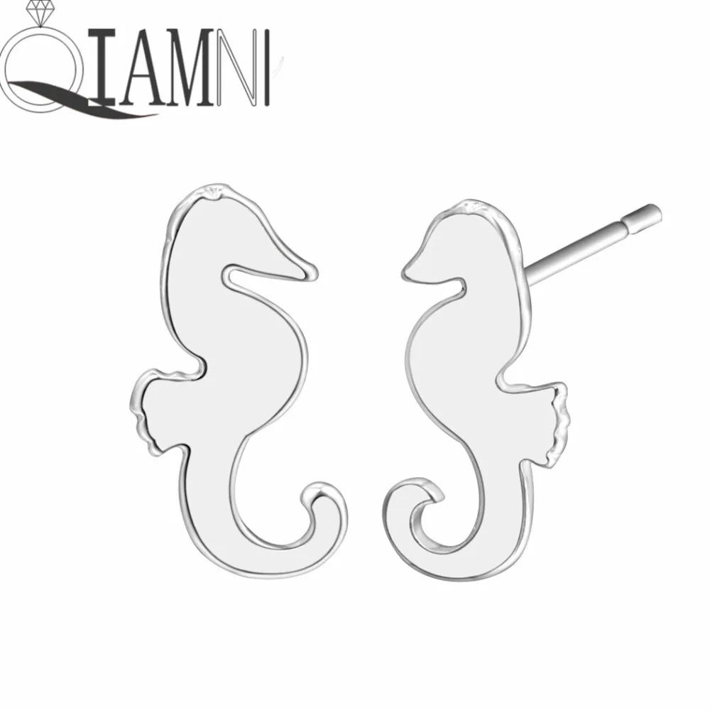 QIAMNI Boho Chic Ocean Charm Lovely Tiny Seahorse Animal Stud Earrings Women Girls Christmas Kids Lover Gift 
QIAMNI Boho Chic Ocean Charm Lovely Tiny Seahorse Animal Stud Earrings Women Girls Christmas Kids Lover Gift